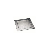 Тарелка квадратная Zeiher 30х30 см тонированное стекло